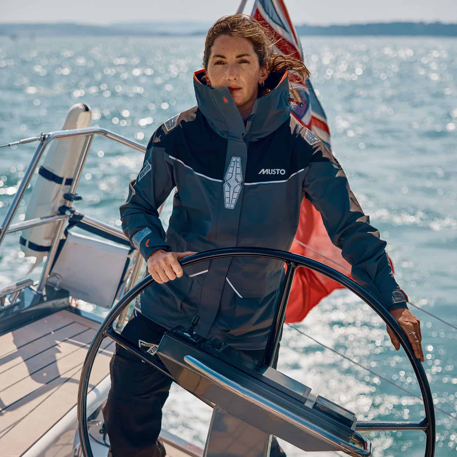 Musto BR3 Pertex Offshore Jacket for Women - Charcoal