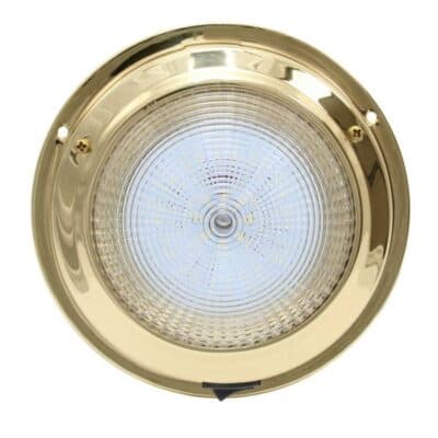 AAA LED Brass Dome Light - Image