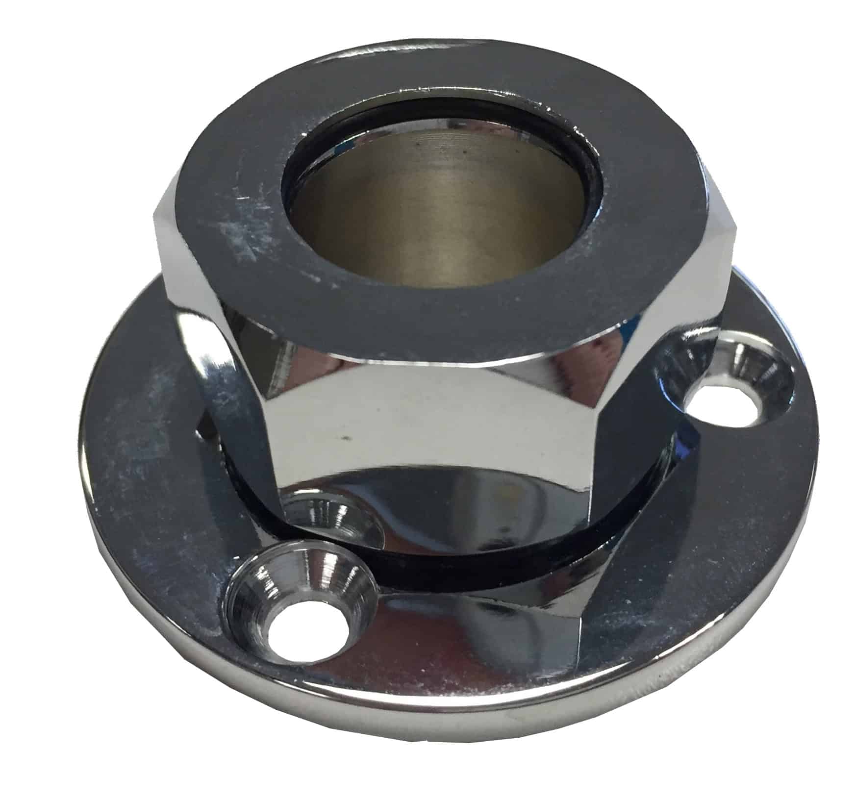 AquaMarine Cable Gland - Chrome Plate on Brass, Rubber Seal - Image