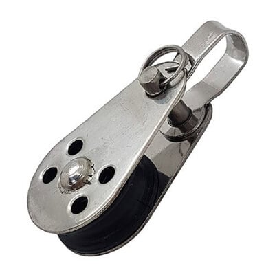 Aquamarine Mini Pulley - With shackle and removable pin