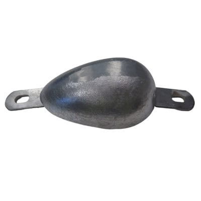 Aquamarine Zinc Hull Pear Anode 2.2KG - Image