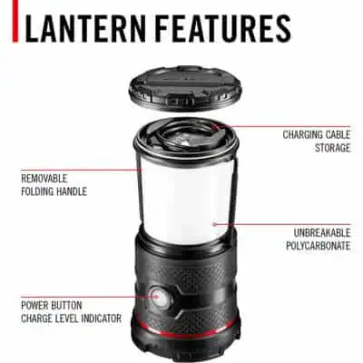 Coast EAL30R 1000 Lumen USB-C Rechargeable LED Lantern - Image