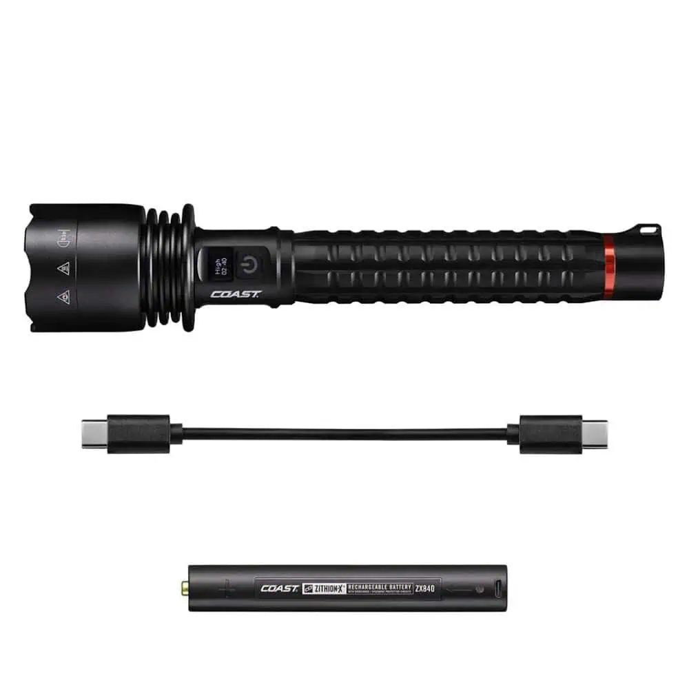 Coast XP40R Rechargeable Torch with Power iQ, 8000 lumens - Image