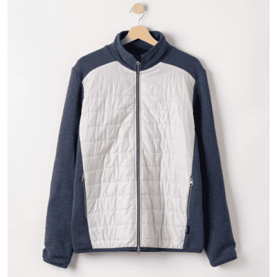 Holebrook Peder Full Zip Jacket - Chambray/Marble Grey