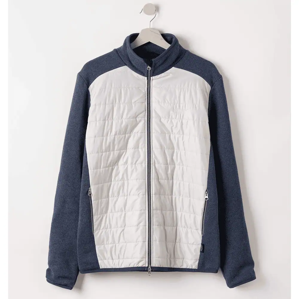 Holebrook Peder Full Zip Jacket - Chambray/Marble Grey