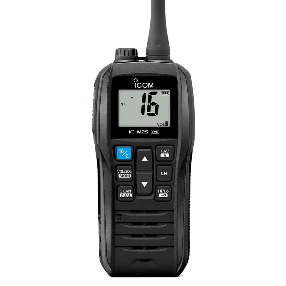 Icom M25 EVO Handheld VHF Radio - Black