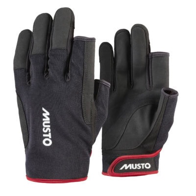 Musto Essential Sailing Glove Long Finger 2.0 - 2026 - Black