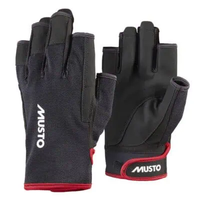 Musto Essential Sailing Glove Short Finger 2.0 - 2026 - Black