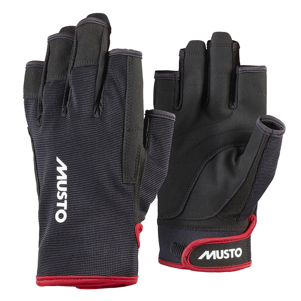 Musto Essential Sailing Glove Short Finger 2.0 - 2026 - Black