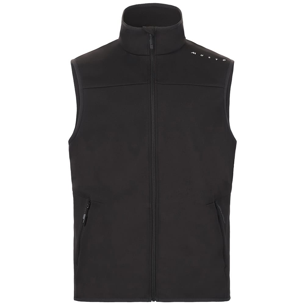 Musto Evo Crew Softshell Vest - Black