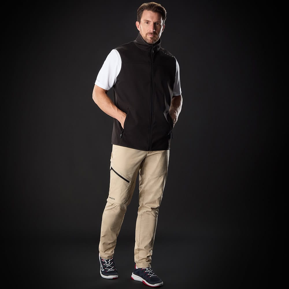 Musto Evo Crew Softshell Vest - Black
