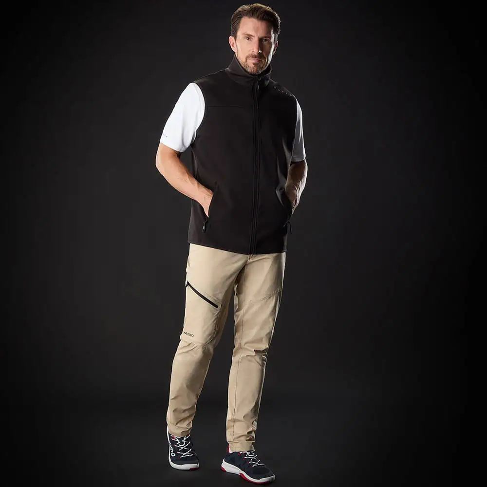 Musto Evo Crew Softshell Vest - Black