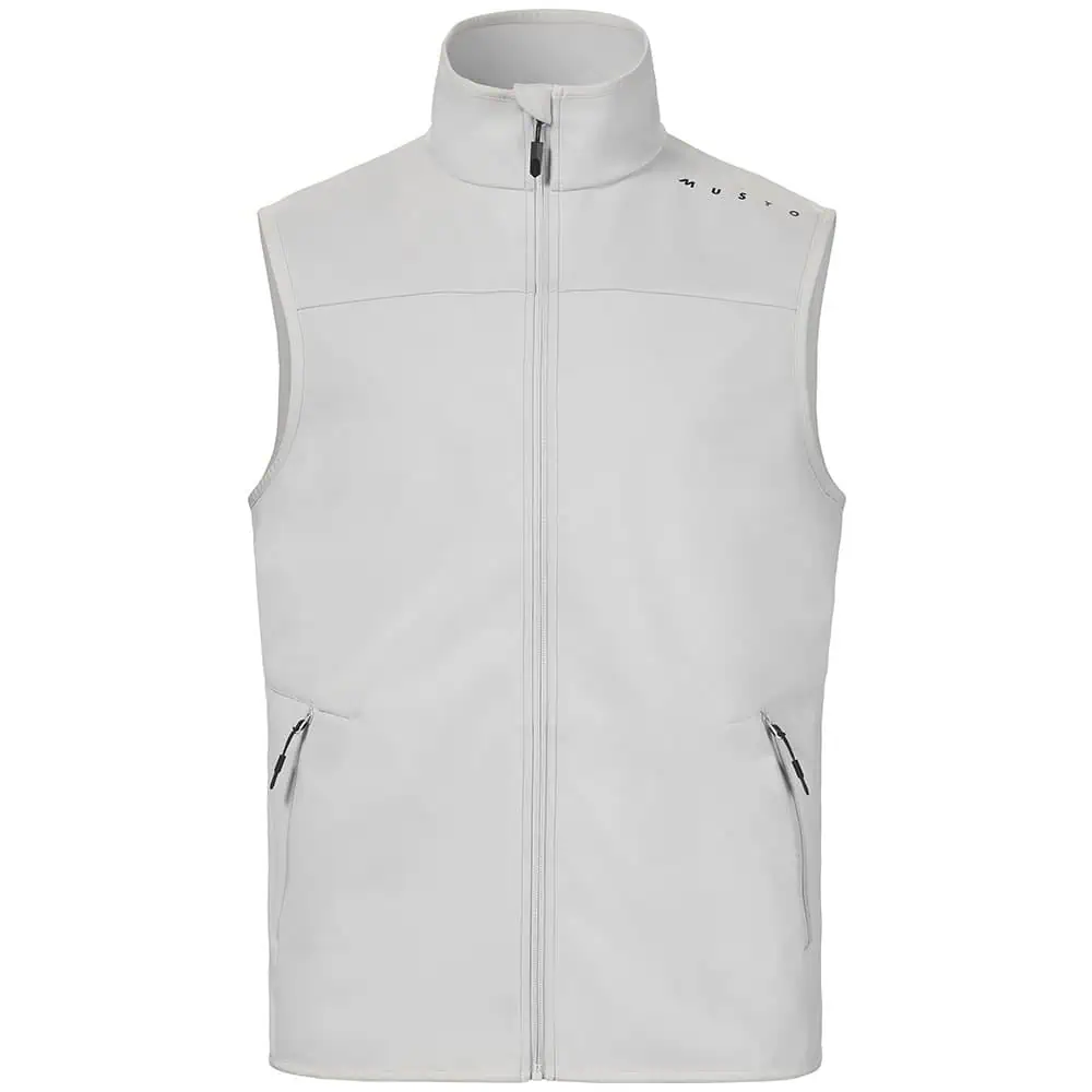 Musto Evo Crew Softshell Vest - Platinum