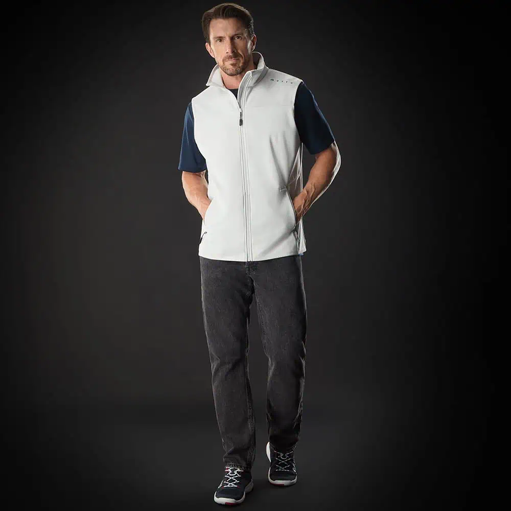 Musto Evo Crew Softshell Vest - Platinum