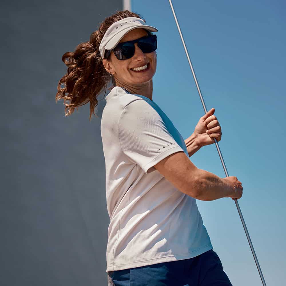Musto Evo Race Visor - Platinum