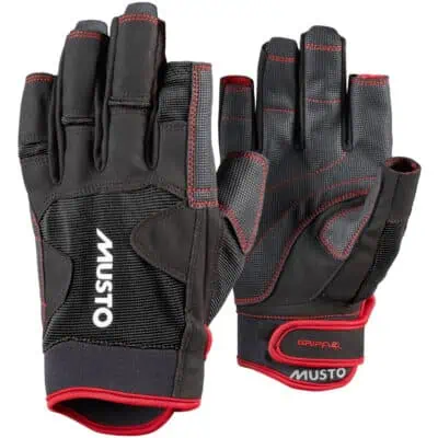Musto Performance Short Finger Glove 2.0 - 2026 - Black