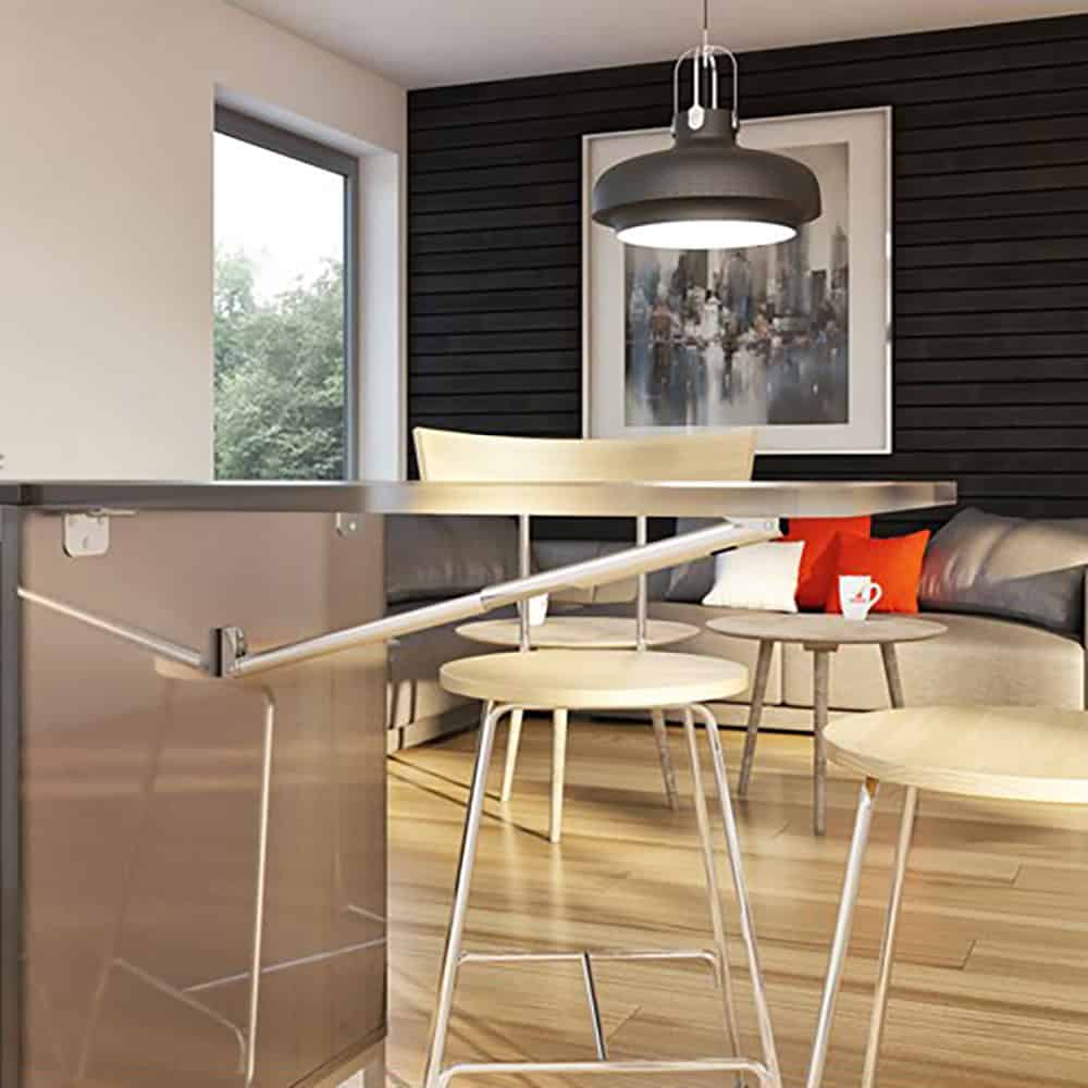 Roca Rakego Folding Bracket - Aluminium - Image