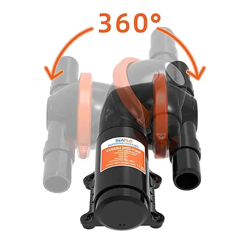 Seaflo Diaphragm Waste Pump 12V - Image