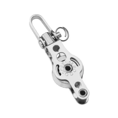Sprenger Micro XS Cheek Block Ball Bearing 4mm - 1 Sheave, Swivel, Becket - Image
