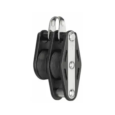 Sprenger Sliding Bearing Block 6mm, 2 Sheaves, Bow, Becket - Image