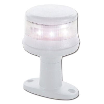 Trem All Round White LED Navigation Light With Pedestal - White - Image