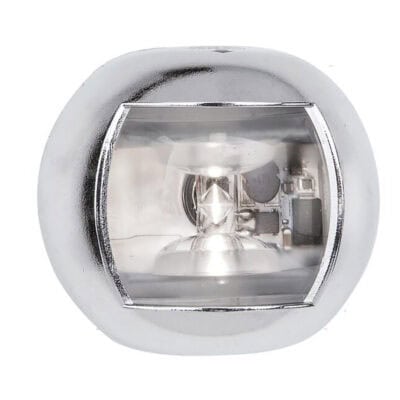 Trem Round LED Nav Light White Chrome - Image
