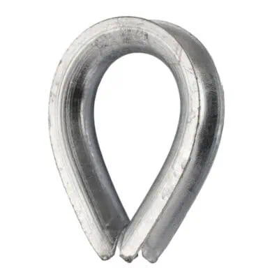 Aquamarine Thimble For 8mm Wire Rope - Image