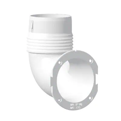 Aquamarine Ventilator Connector Elbow - Image