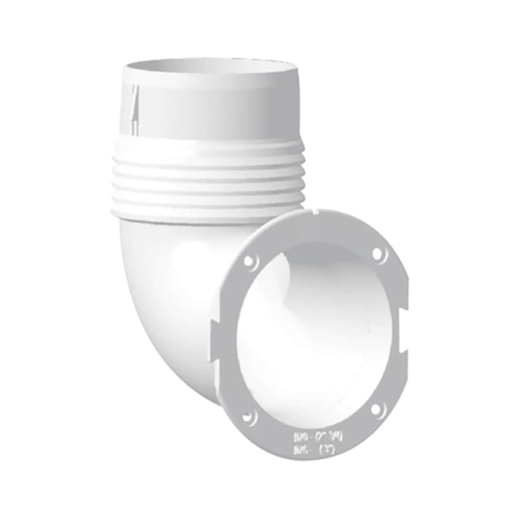Ventilator Connector Elbow 76mm White | 4Boats main image 0