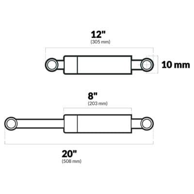 Attwood Ni-Slide Gas Springs - Image