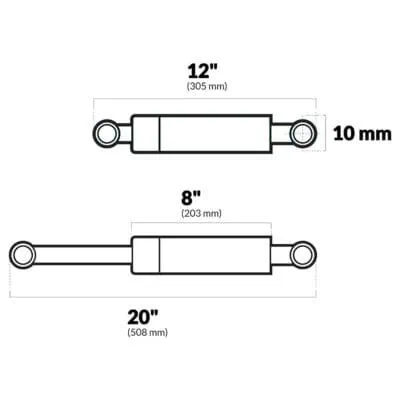 Attwood Ni-Slide Gas Springs - Image