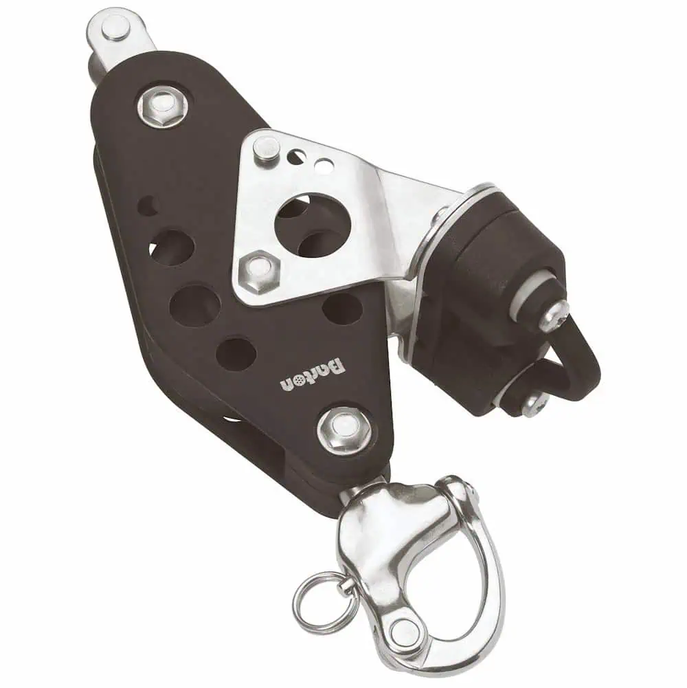 Barton Block Fiddle Snap Shackle Becket and Cam - Image