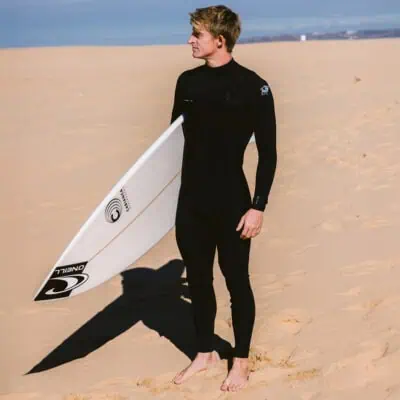 O'Neill Men's Epic 5/4 Chest Zip Full Wetsuit 2025 - Black/Black/Black