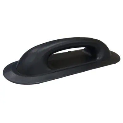 Ral-Gom Oval Form Grab Handle - Black - Image