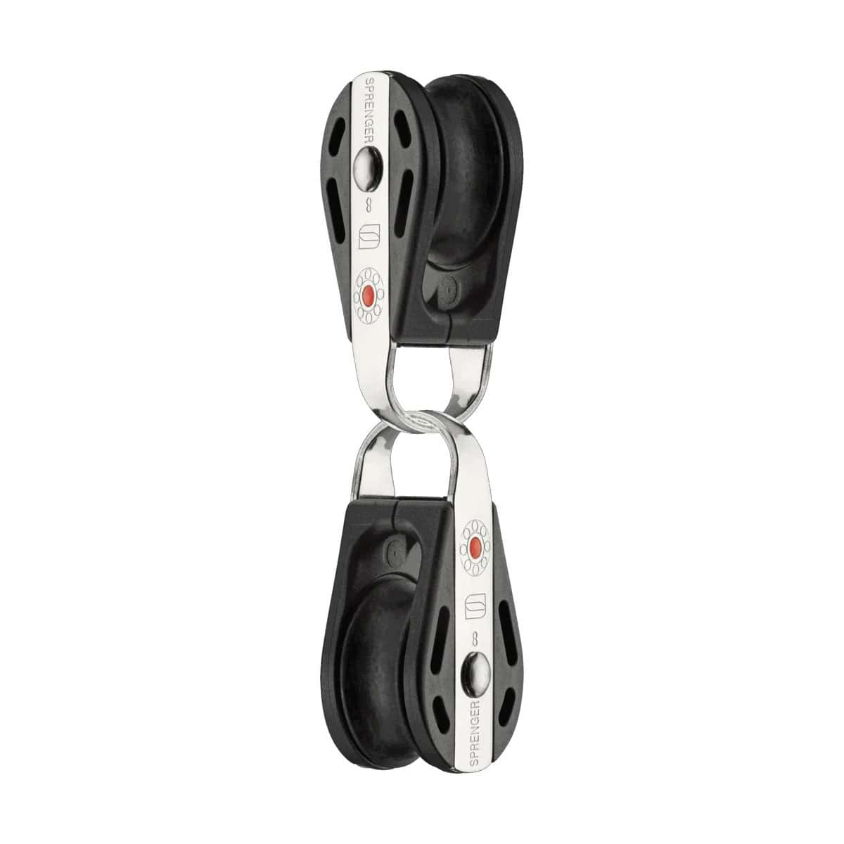 Sprenger S-Block Double ball bearing 8 mm - 2 sheaves - Image