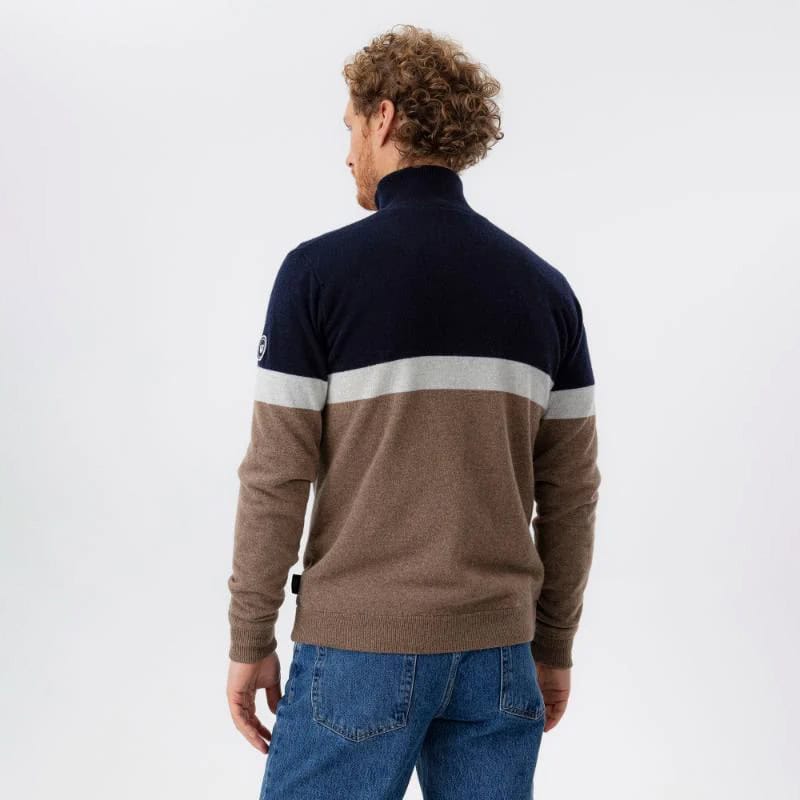 Holebrook Stellan T-Neck Windproof - Walnut Multi Col