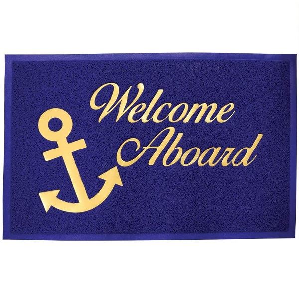 Lalizas Doormat 'Welcome Aboard' with Backing - Image