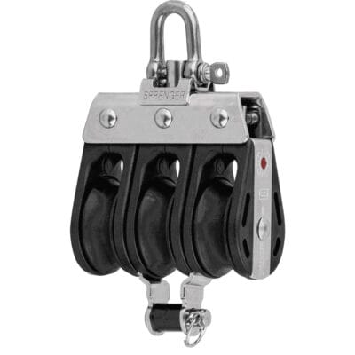 Sprenger S-Block Ball Bearing 8mm - 3 Sheaves, Adjustment Set, Becket - Image