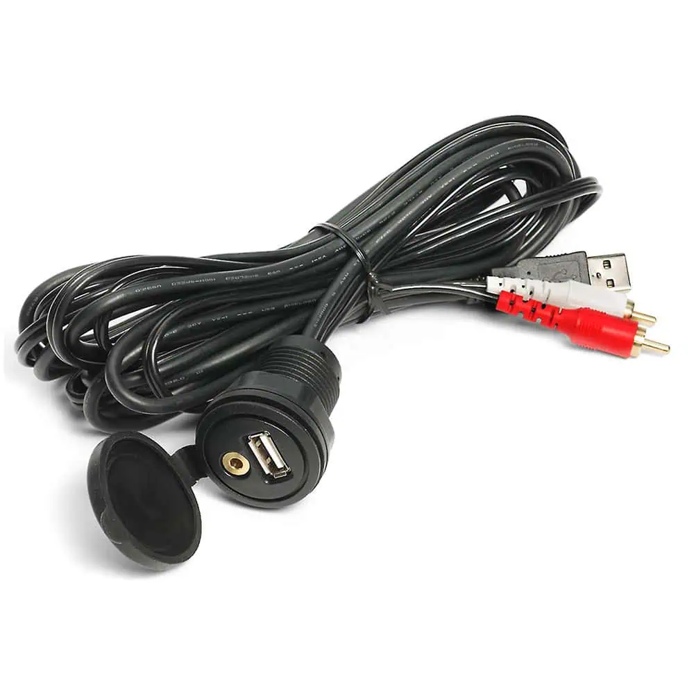 Aquatic AV USB and Auxiliary Input Plate 1.8m - Image