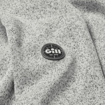 Gill Knit Fleece 1/4 Zip Neck - Grey Marl