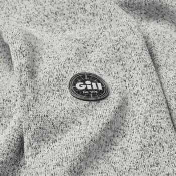 Gill Knit Fleece 1/4 Zip Neck - Grey Marl