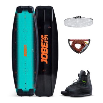 Jobe Logo Wakeboard 138 & Maze Bindings Package Teal - Binding Size EU40-46 - Image