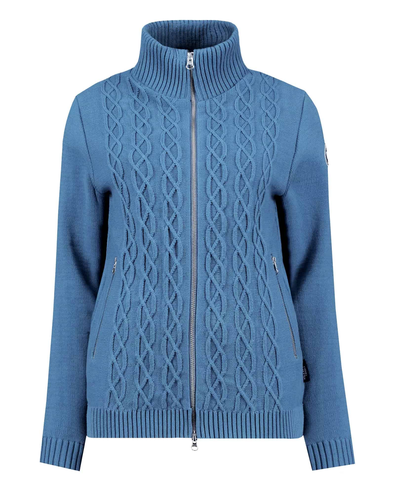Holebrook Marianne Fullzip Windproof Sweater - Copen Blue