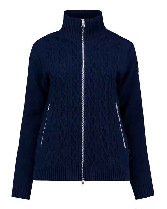 Holebrook Marianne Fullzip Windproof Sweater - Navy