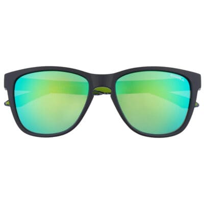 O'Neill 9055 2.0 Sunglasses Matte Black / Green Retro Print - Image
