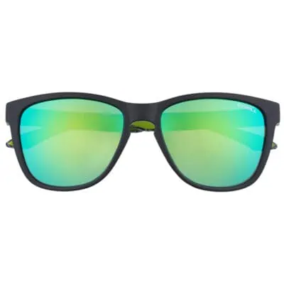 O'Neill 9055 2.0 Sunglasses Matte Black / Green Retro Print - Image