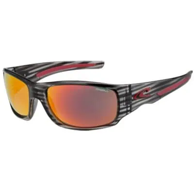 O'Neill Zepol 2.0 Sunglasses Gloss Grey Stripes / Red - Image