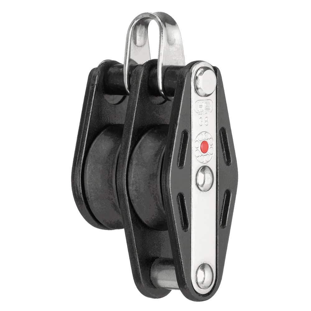 Sprenger Ball Bearing Block 8mm - 2 Sheaves, Bow, Becket - Image