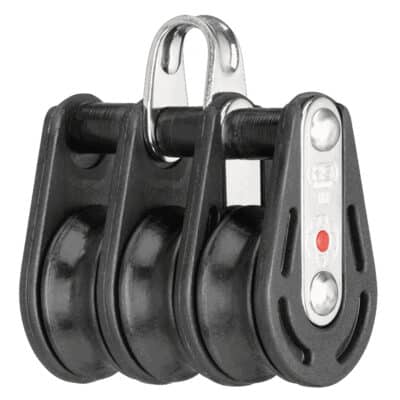 Sprenger Ball Bearing Block 8mm - 3 Sheaves, Bow - Image