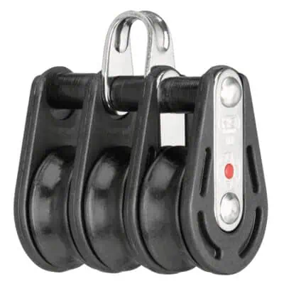 Sprenger Ball Bearing Block 8mm - 3 Sheaves, Bow - Image